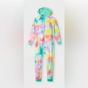 Cat & Jack Colorful Tie-Dye Kids One Piece